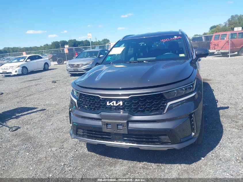 2023 Kia Sorento Hybrid Sx Prestige VIN: KNDRKDLG7P5218449 Lot: 43123606