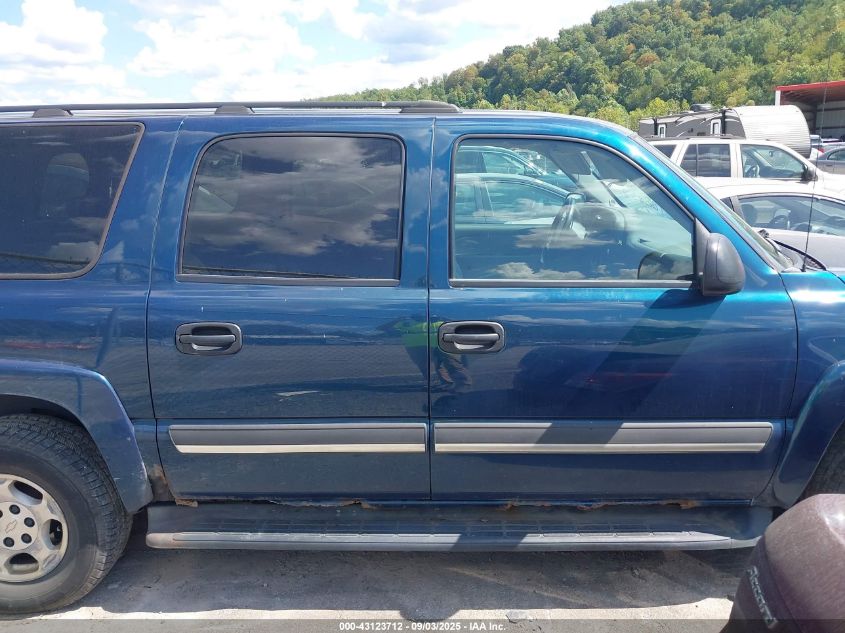 2005 Chevrolet Suburban 1500 Ls VIN: 3GNFK16Z05G160857 Lot: 43123712