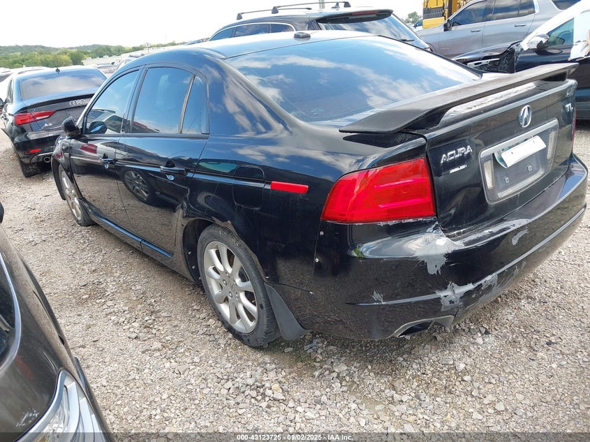 2005 Acura Tl black sedan gasoline 19UUA66205A053567 photo #4