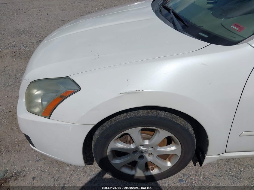 2008 Nissan Maxima 3.5 Sl VIN: 1N4BA41E28C837002 Lot: 43123766