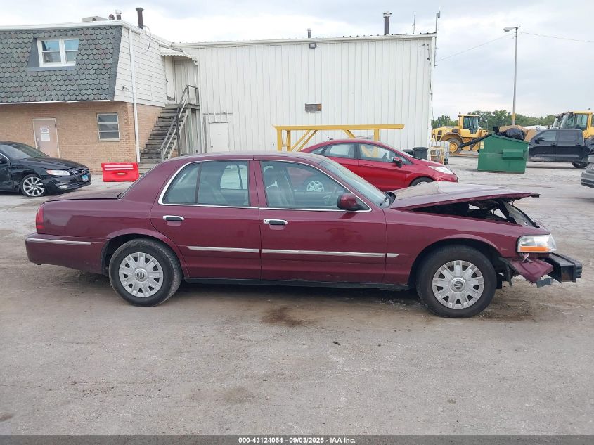 2004 Mercury Grand Marquis Gs VIN: 2MEFM74W14X695519 Lot: 43124054