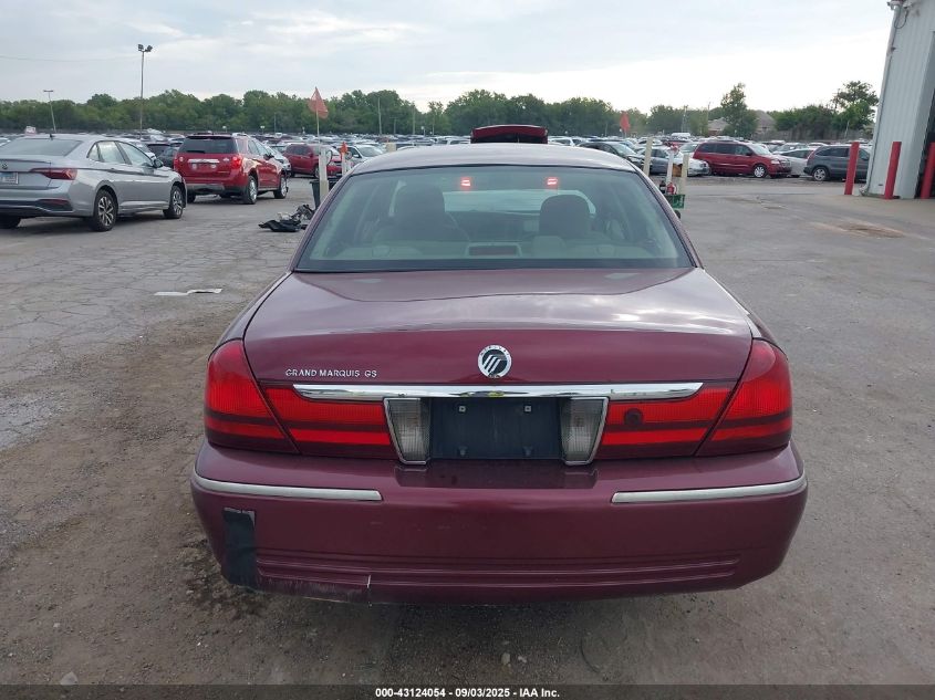 2004 Mercury Grand Marquis Gs VIN: 2MEFM74W14X695519 Lot: 43124054