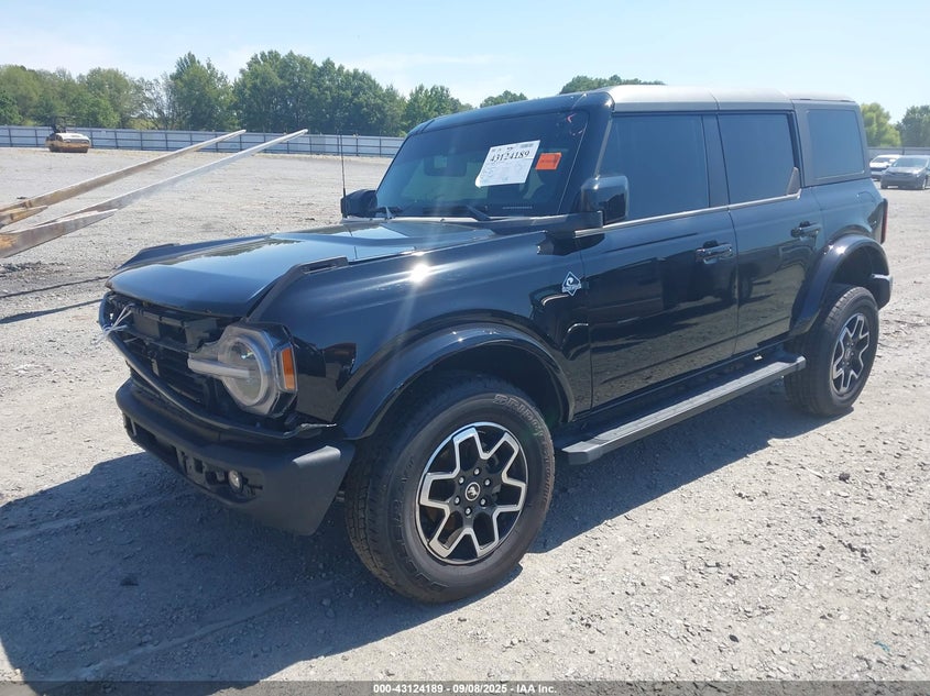Vin: 1fmde8bh9rlb06166, lot: 43618513, ford bronco outer banks 20242