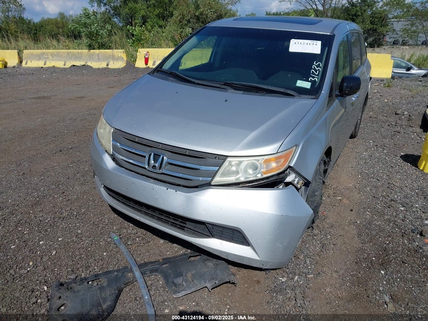 2013 Honda Odyssey Ex-L VIN: 5FNRL5H63DB053271 Lot: 43124194