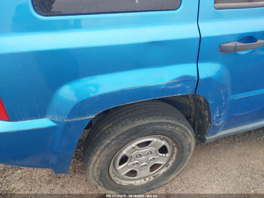 2009 Jeep Patriot Sport VIN: 1J4FF28B69D206014 Lot: 43124275