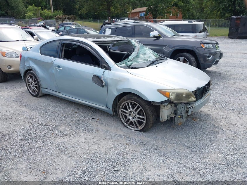 2005 Scion Tc blue coupe gasoline JTKDE167650033694 photo #1