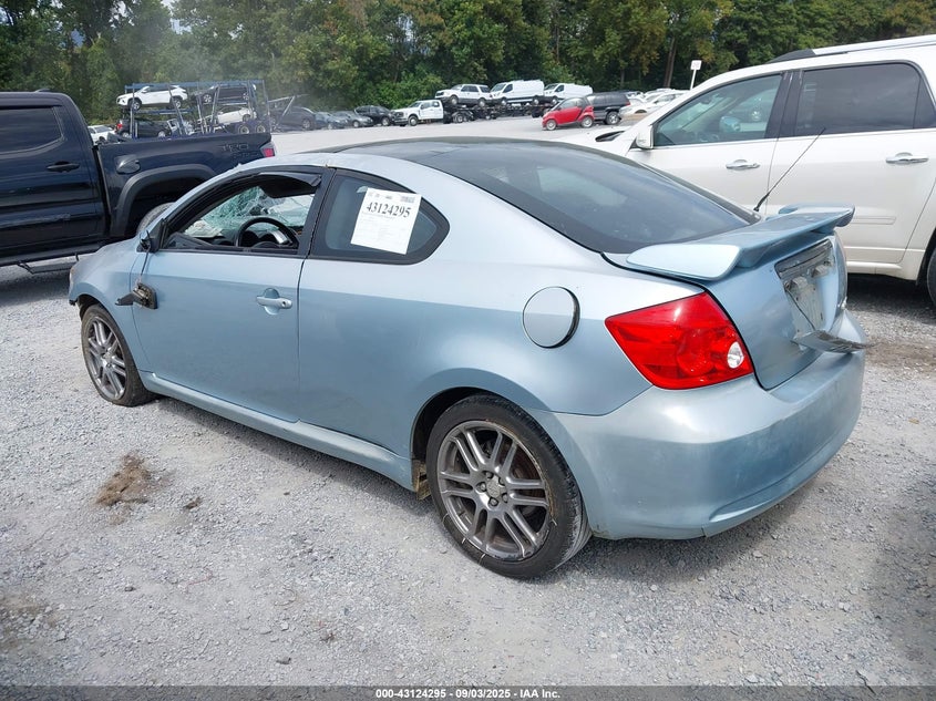 2005 Scion Tc blue coupe gasoline JTKDE167650033694 photo #4