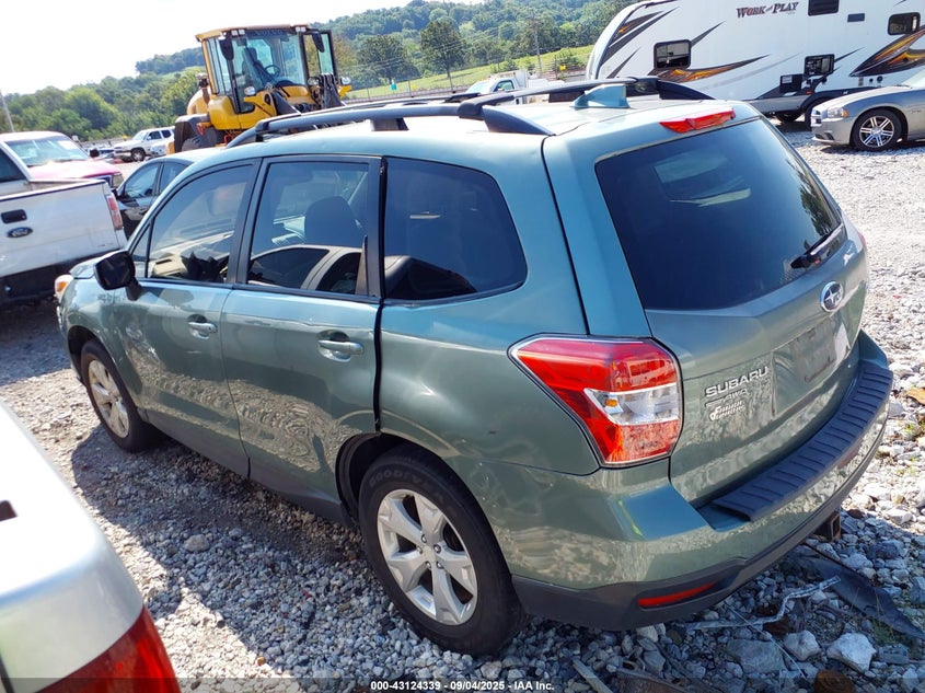 2016 SUBARU FORESTER 2.5I PREMIUM - JF2SJADC1GH406592