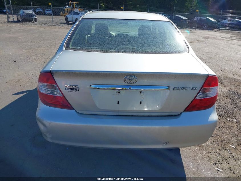 2002 Toyota Camry Xle VIN: JTDBE30K320117409 Lot: 43124377