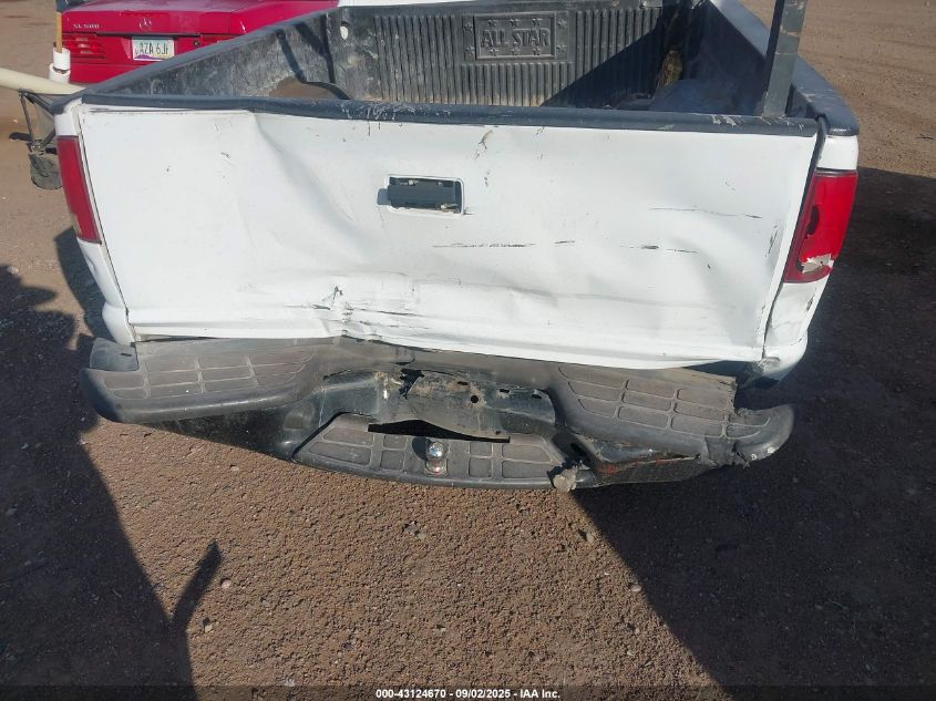 1998 Isuzu Hombre VIN: 1GGDT19X9W8650081 Lot: 43124670