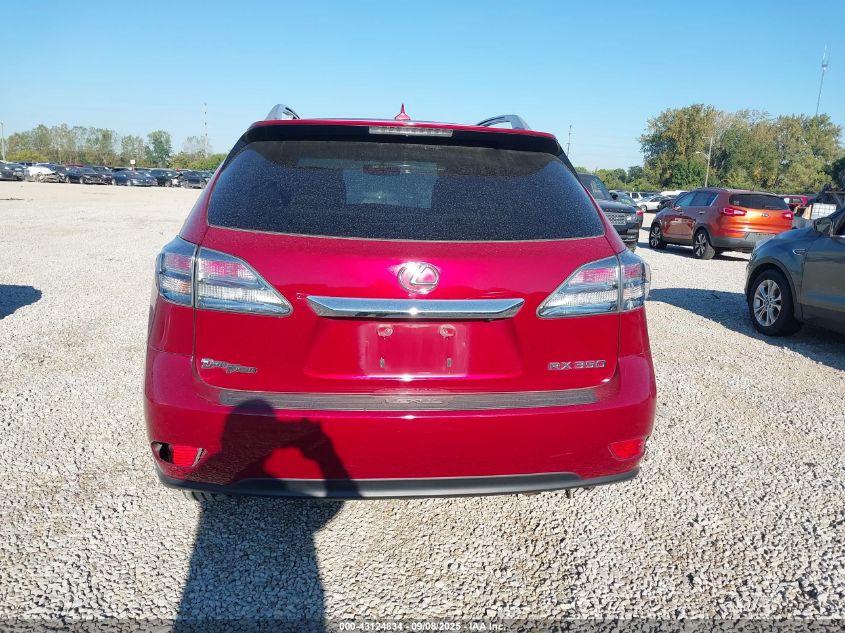 2012 Lexus Rx 350 VIN: 2T2ZK1BA9CC071779 Lot: 43124834