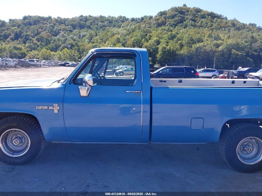 1985 Chevrolet C10 VIN: 2GCDC14H2F1166502 Lot: 43124916