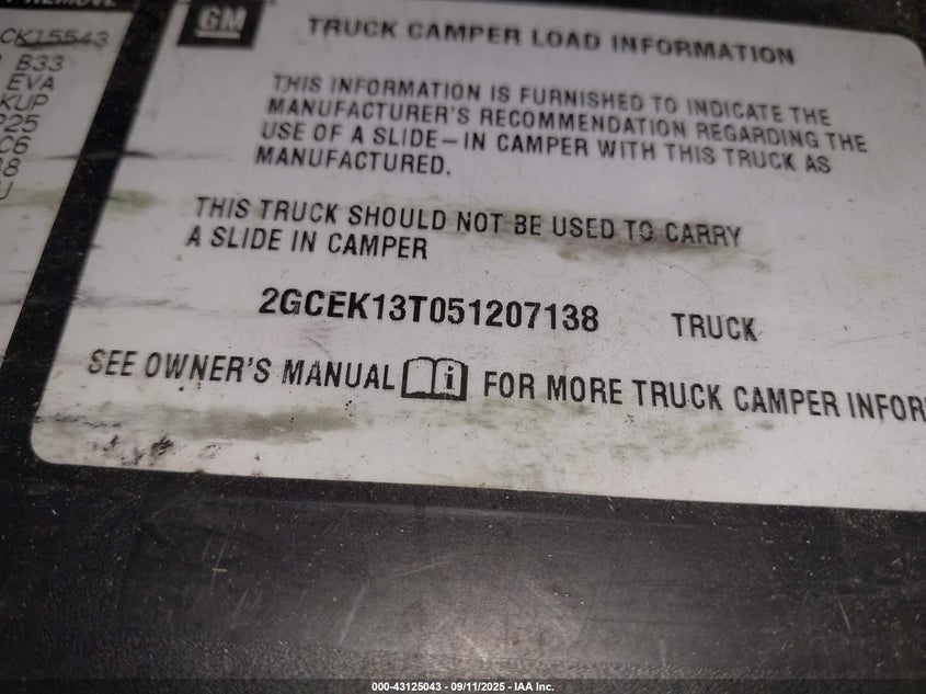 2002 Chevrolet Silverado 1500 Ls VIN: 1GCEC14V62Z128248 Lot: 43125043