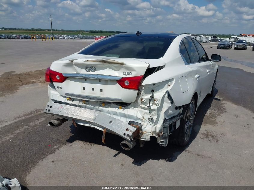 2014 Infiniti Q50 Premium VIN: JN1BV7AR1EM707823 Lot: 43125161