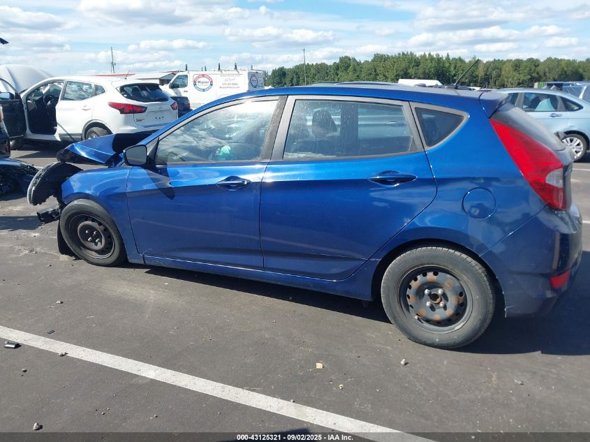 2016 Hyundai Accent Se VIN: KMHCT5AE1GU268744 Lot: 43125321