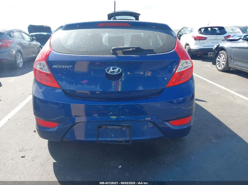 2016 Hyundai Accent Se VIN: KMHCT5AE1GU268744 Lot: 43125321