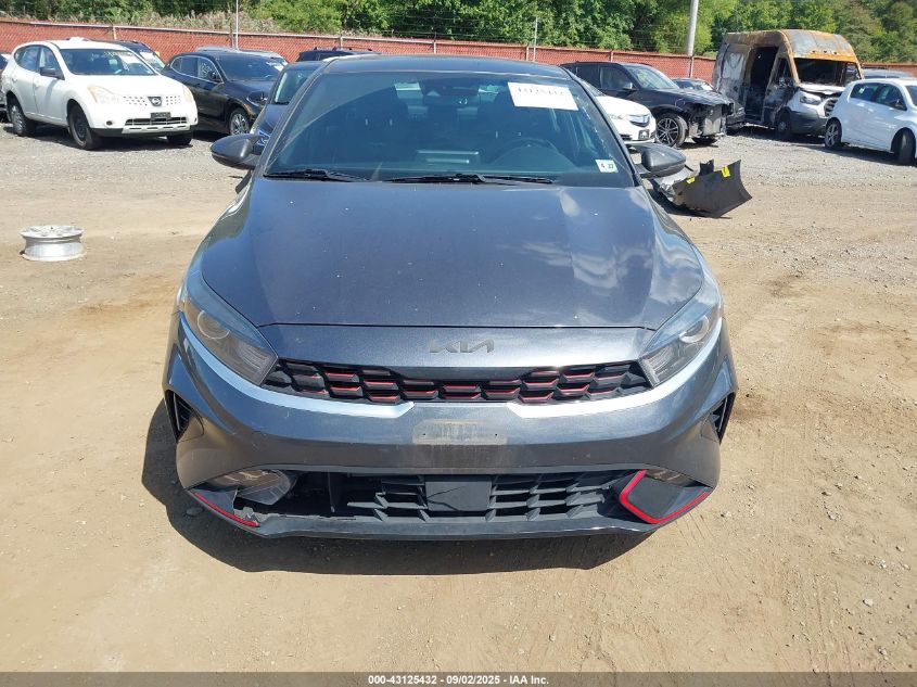 2022 Kia Forte Gt-Line VIN: 3KPF54AD3NE452365 Lot: 43125432