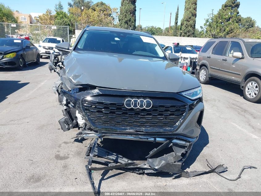 2024 Audi Q8 E-Tron Premium Plus Quattro VIN: WA15AAGEXRB027700 Lot: 43125481