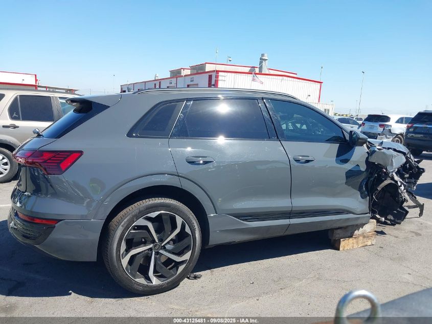 2024 Audi Q8 E-Tron Premium Plus Quattro VIN: WA15AAGEXRB027700 Lot: 43125481