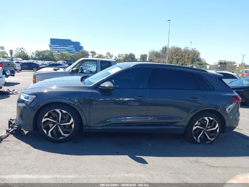 2024 Audi Q8 E-Tron Premium Plus Quattro VIN: WA15AAGEXRB027700 Lot: 43125481