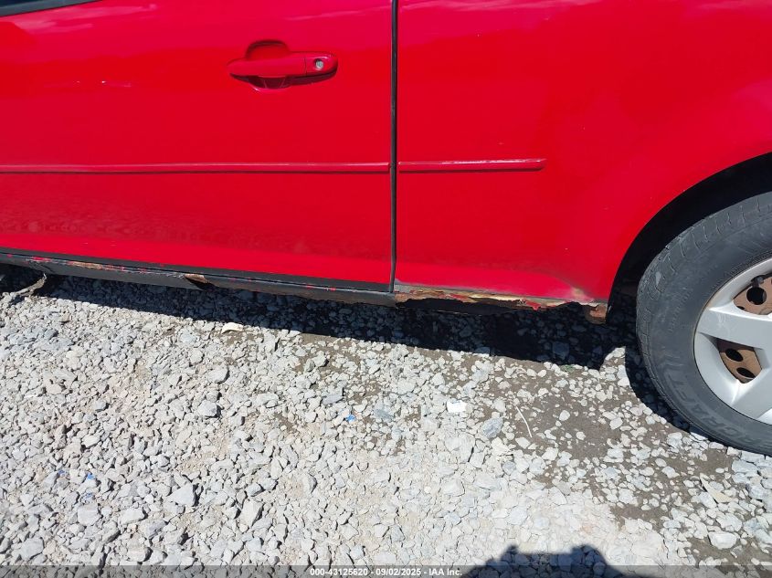 2009 Chevrolet Cobalt Ls VIN: 1G1AS18H197258460 Lot: 43125620