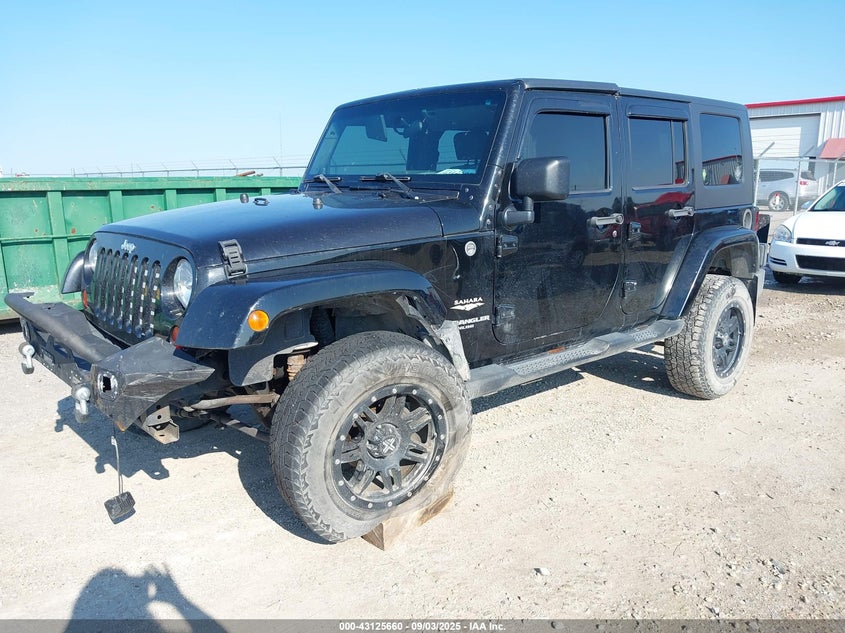 2009 Jeep Wrangler Unlimited Sahara black other gasoline 1J4GA59159L716516 photo #3