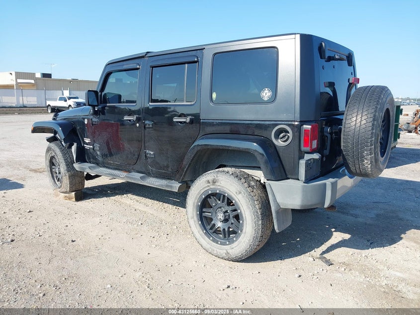 2009 Jeep Wrangler Unlimited Sahara black other gasoline 1J4GA59159L716516 photo #4
