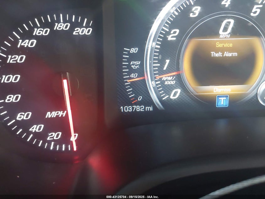 2015 Chevrolet Corvette Stingray VIN: 1G1YD2D70F5103109 Lot: 43125704