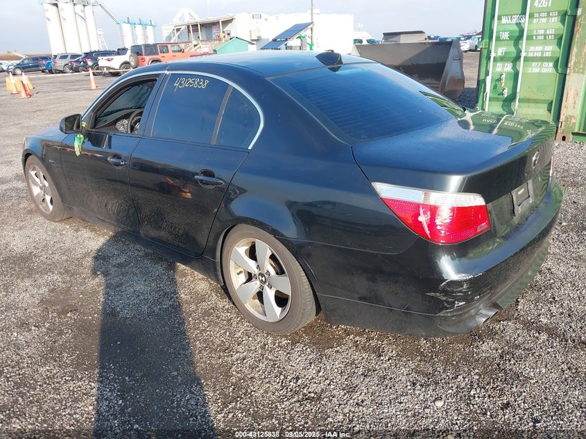 2006 BMW 525Xi black sedan gasoline WBANF33576CS36162 photo #4