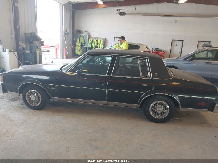 1986 Oldsmobile Cutlass Supreme VIN: 1G3GR69Y2GR359209 Lot: 43126291