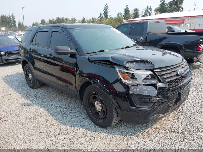 FORD POLICE INTERCEPTOR 2018. Lot# 43126358. VIN 1FM5K8AR1JGC76283. Photo 1