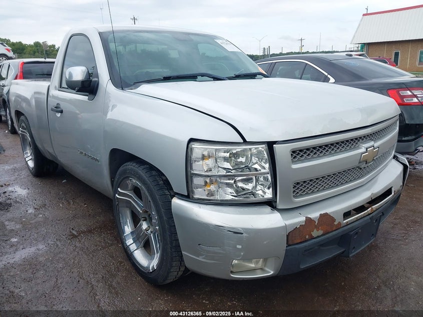 2011 Chevrolet Silverado 1500 Work Truck silver truck gasoline 1GCNCPEA4BZ199785 photo #1