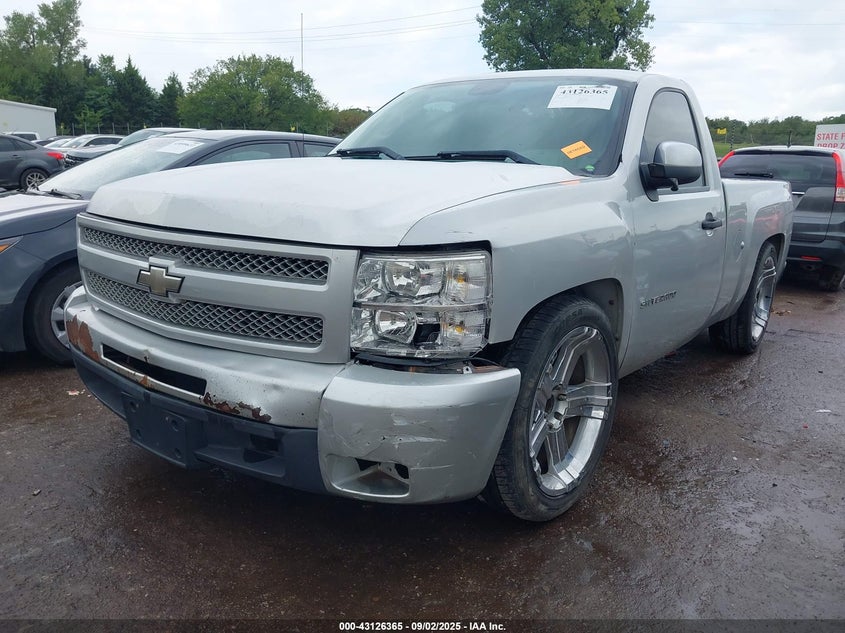 2011 Chevrolet Silverado 1500 Work Truck silver truck gasoline 1GCNCPEA4BZ199785 photo #3