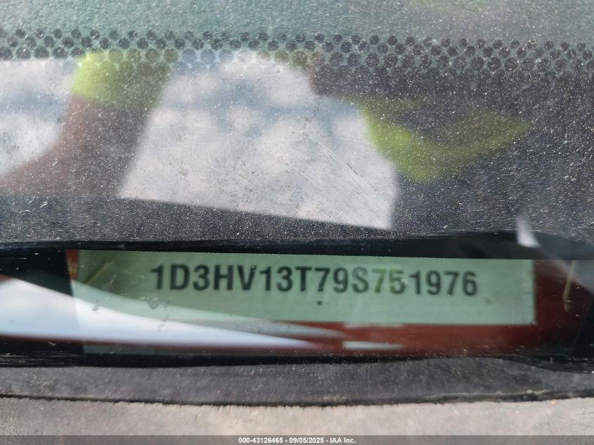 2009 Dodge Ram 1500 Slt/Sport/Trx VIN: 1D3HV13T79S751976 Lot: 43126465