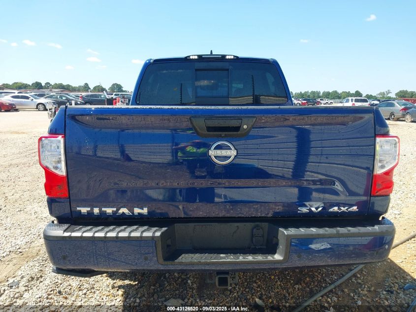 2024 Nissan Titan Sv 4X4 VIN: 1N6AA1ED9RN113378 Lot: 43126520