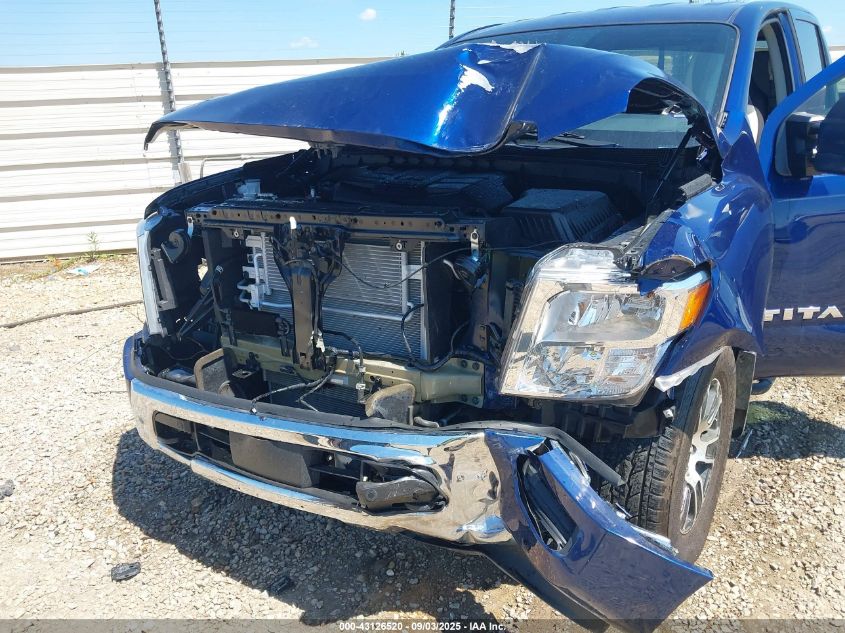 2024 Nissan Titan Sv 4X4 VIN: 1N6AA1ED9RN113378 Lot: 43126520