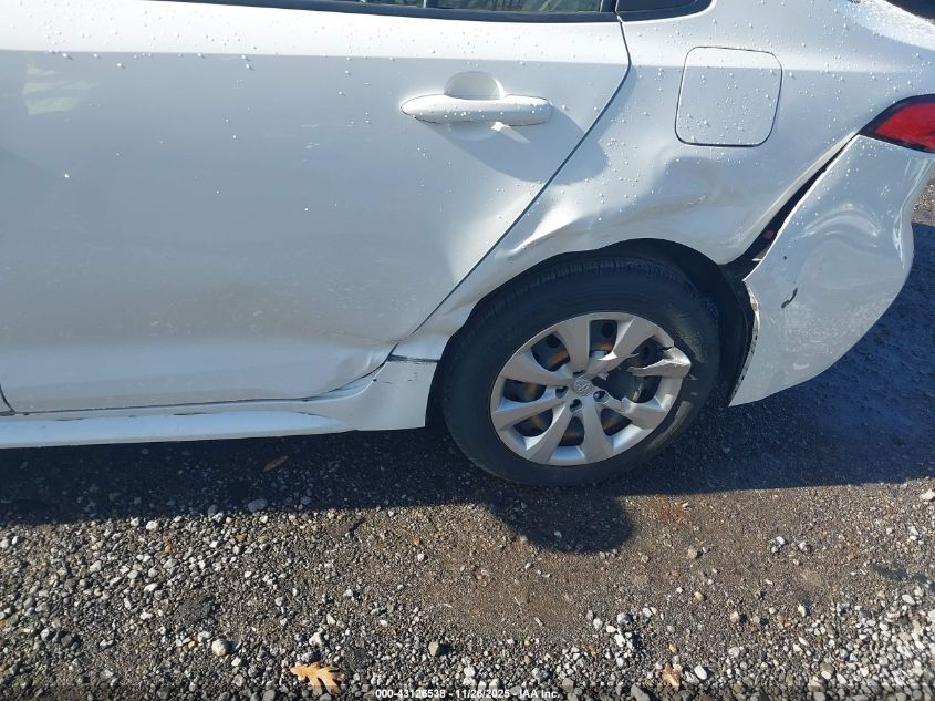 2021 Toyota Corolla Le VIN: JTDEPMAE0MJ130346 Lot: 43126538