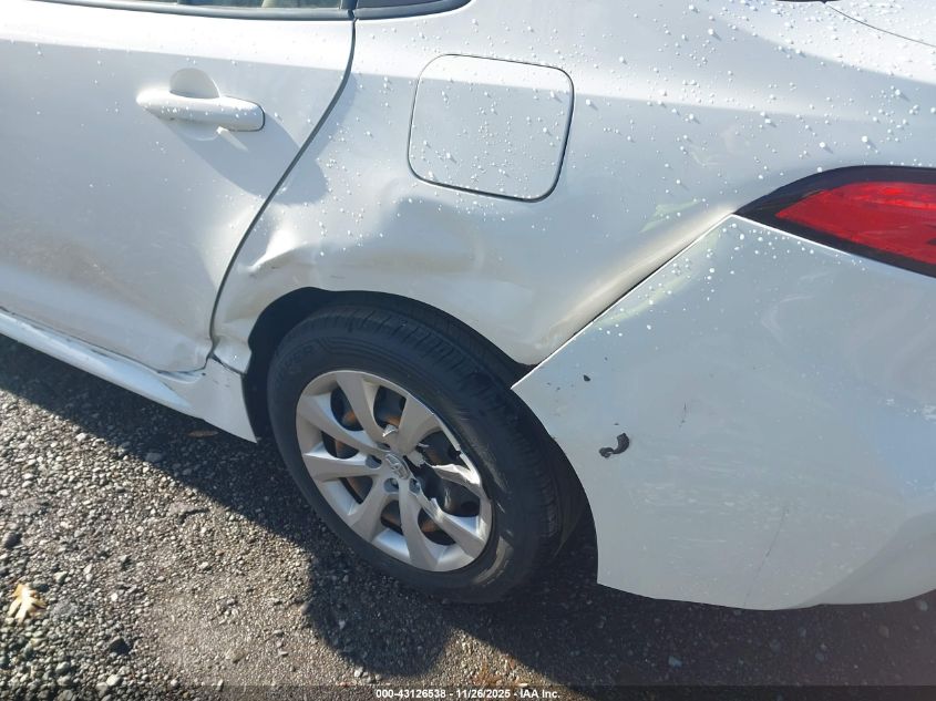 2021 Toyota Corolla Le VIN: JTDEPMAE0MJ130346 Lot: 43126538