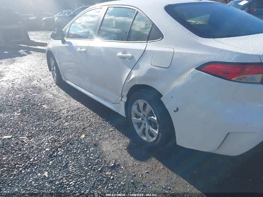 2021 Toyota Corolla Le VIN: JTDEPMAE0MJ130346 Lot: 43126538