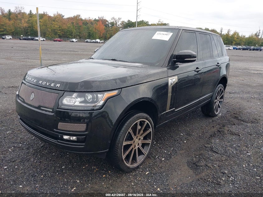 Vin: salgs2df9da120035, lot: 43620911, land rover range rover hse 20132