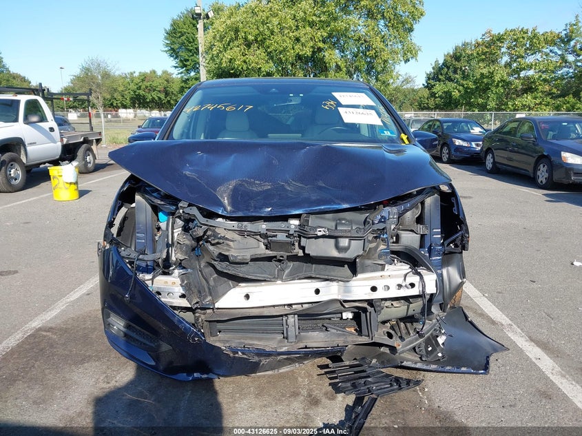 2018 Honda Odyssey Ex-L VIN: 5FNRL6H73JB070288 Lot: 43126625