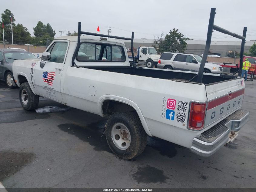 DODGE W-SERIES 1993 1B7HM16Y4PS239267 Photo 3