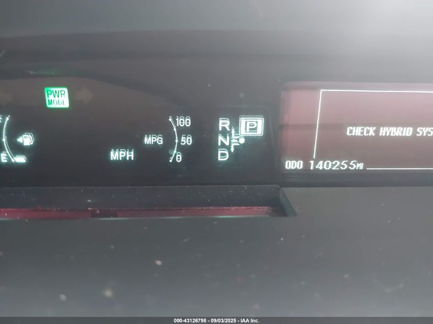 2011 Toyota Prius Three VIN: JTDKN3DU4B0292196 Lot: 43126798