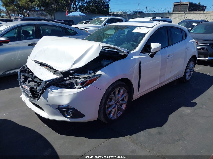 Vin: jm1bm1m33e1193463, lot: 43621131, mazda mazda3 s grand touring 20142