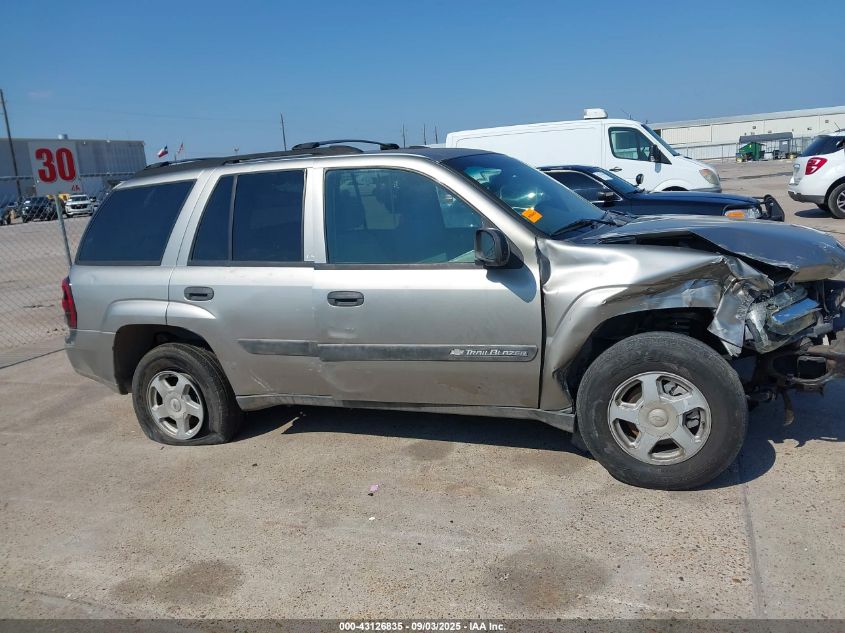 2003 Chevrolet Trailblazer Ls VIN: 1GNDS13SX32351030 Lot: 43126835