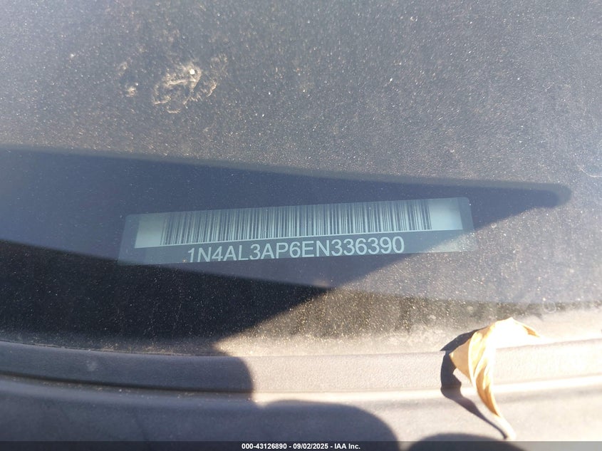 2014 NISSAN ALTIMA 2.5 SL - 1N4AL3AP6EN336390