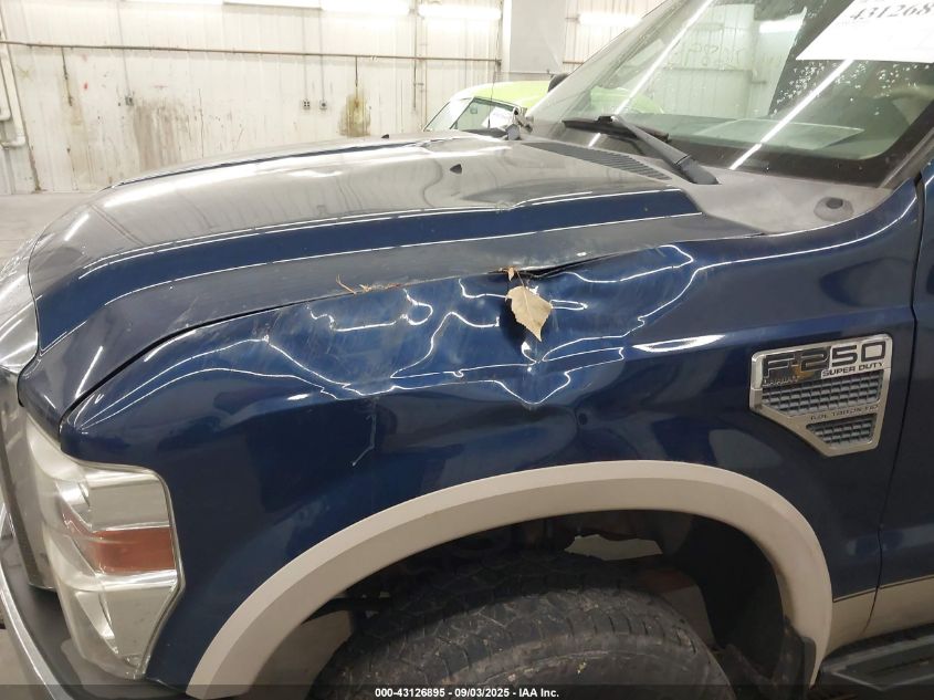 2008 Ford F-250 Lariat VIN: 1FTSW21Y28ED48775 Lot: 43126895