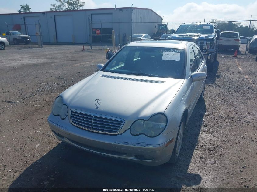 2002 Mercedes-Benz C 240 VIN: WDBRF61J82F261195 Lot: 43126952