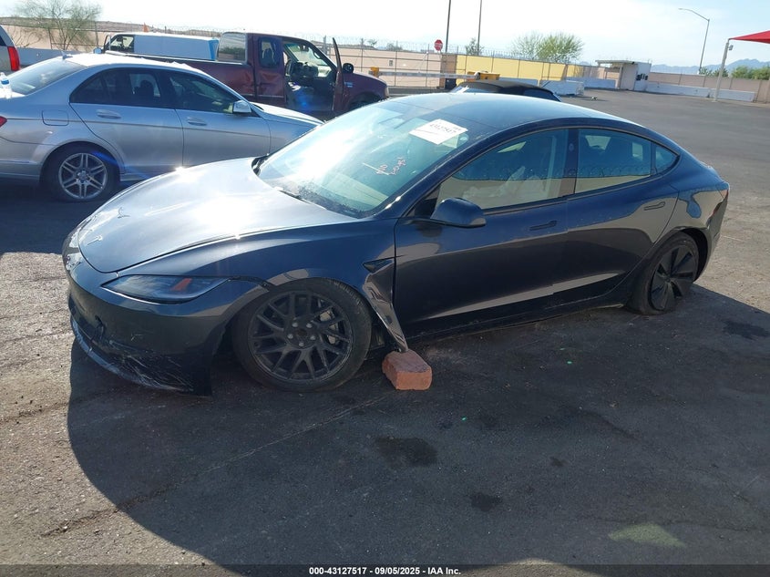 2024 Tesla Model 3 Long Range Dual Motor All-Wheel Drive/Rear-Wheel Drive VIN: 5YJ3E1EA1RF782328 Lot: 43127517