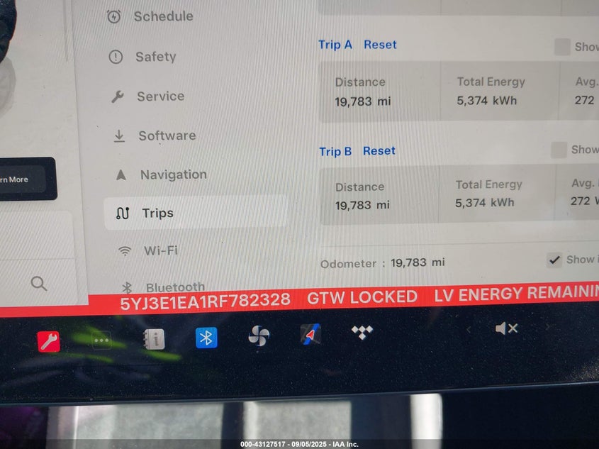 2024 Tesla Model 3 Long Range Dual Motor All-Wheel Drive/Rear-Wheel Drive VIN: 5YJ3E1EA1RF782328 Lot: 43127517